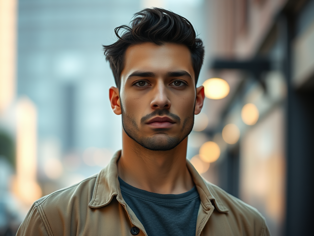 Tourist taking photo of a building